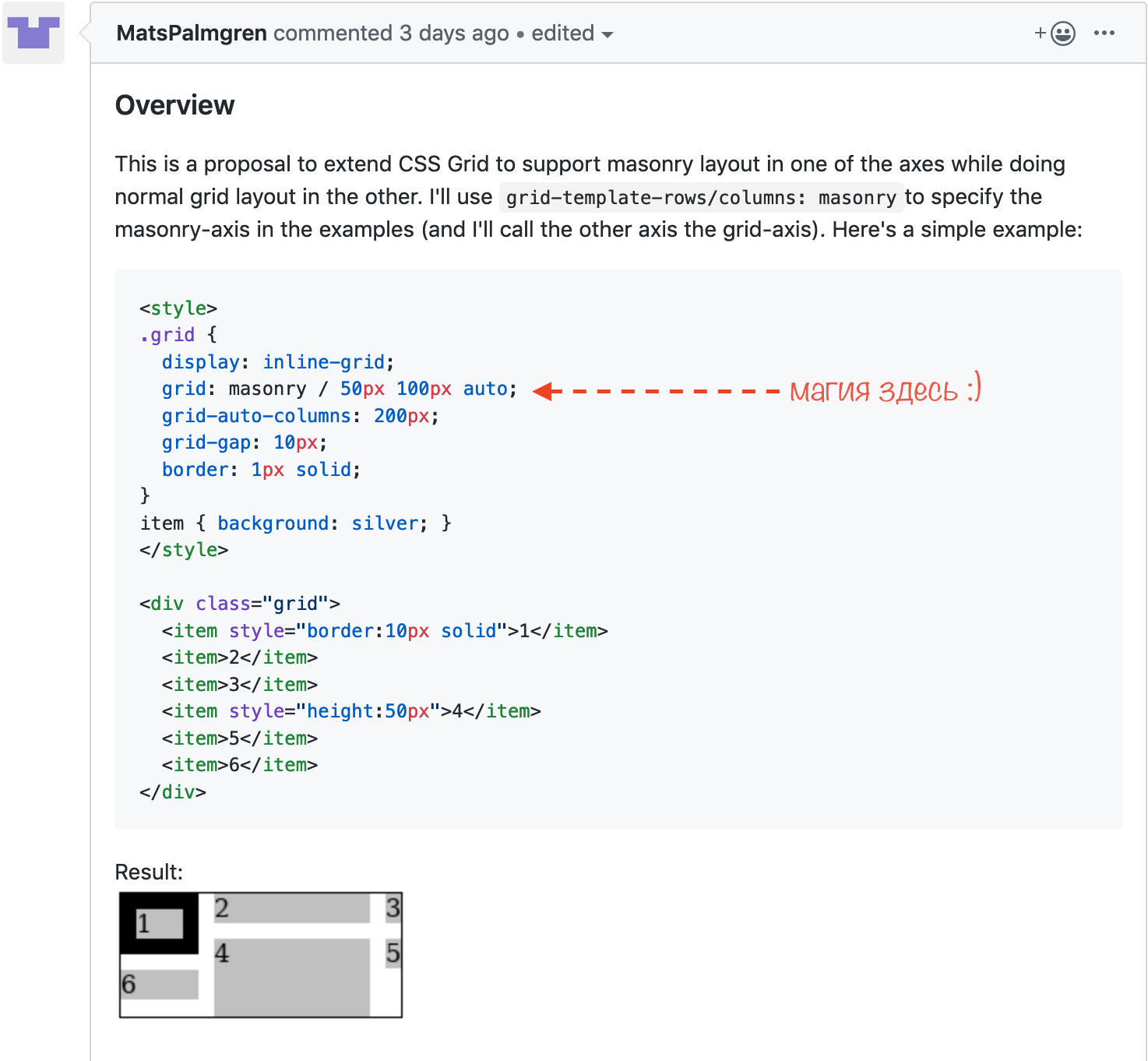 Стандарт CSS для Masonry-раскладки: от идеи — к первым конкретным наработкам