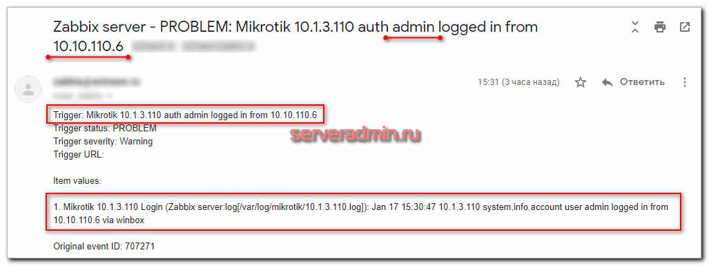 Мониторинг Mikrotik в Zabbix