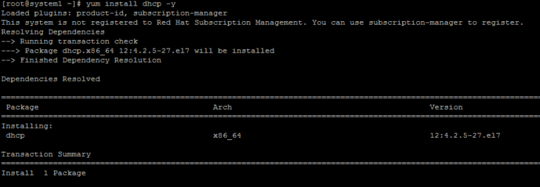 Dhcp centos 7 настройка