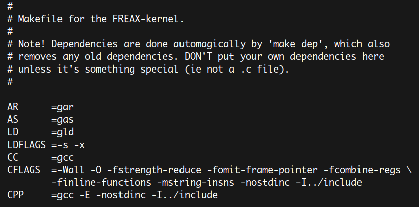 FREAX-kernel 0.01