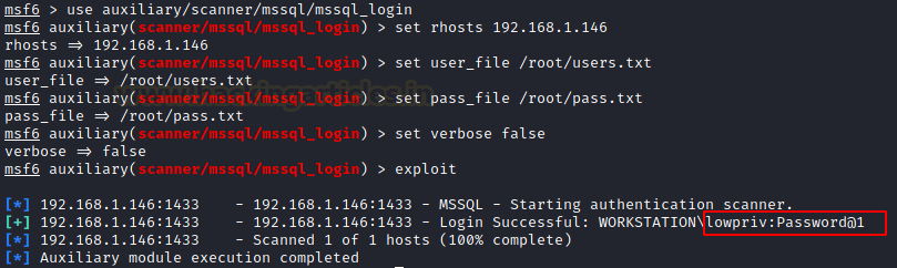 Эксплойт MSSQL с помощью команды «Impersonate»