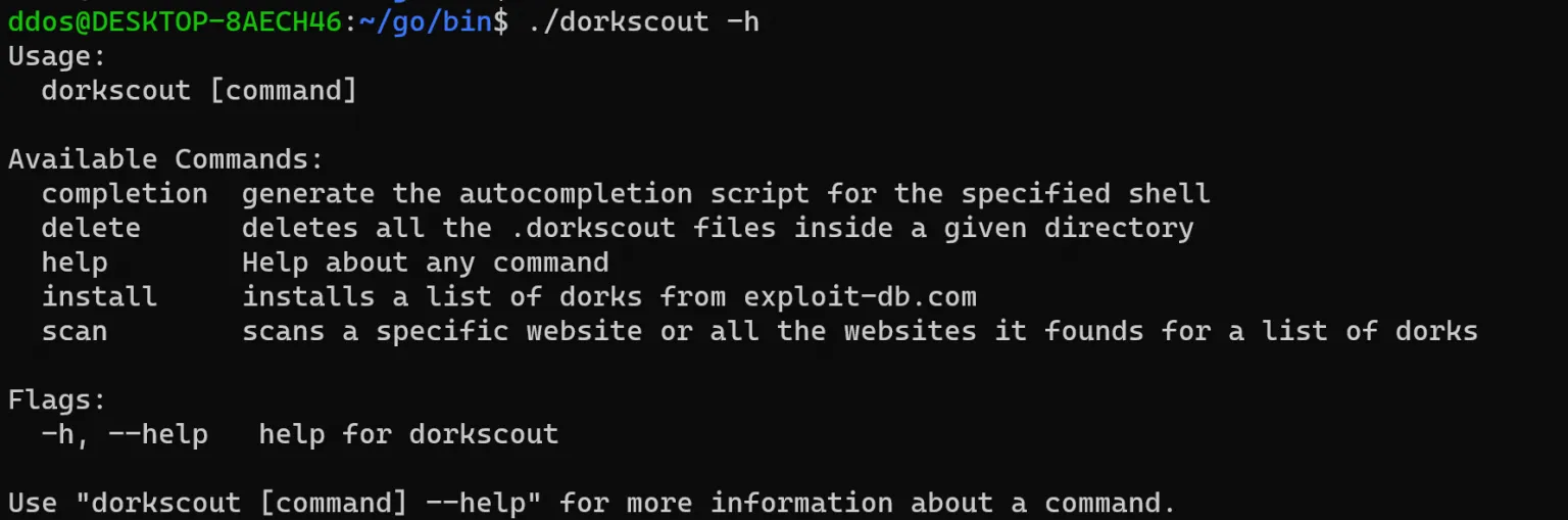 Dorkscout: автоматическое сканирование google дорков