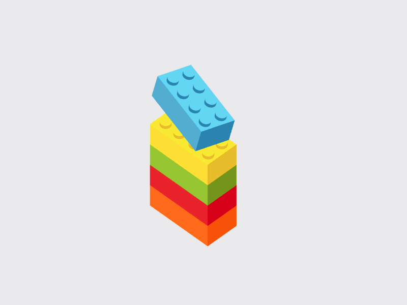 Стек на примере Лего