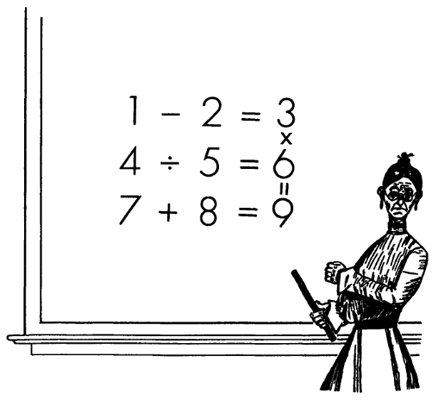 Любимая учительница 5-й мужской гимназии миссис Присцилла Норт предлагает решить математическую задачку