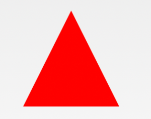 Triangle Up Shape